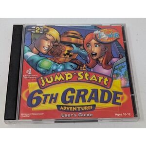 JumpStart 6th Grade Adventures (Windows/Mac, 2000) PC CD-ROM Game